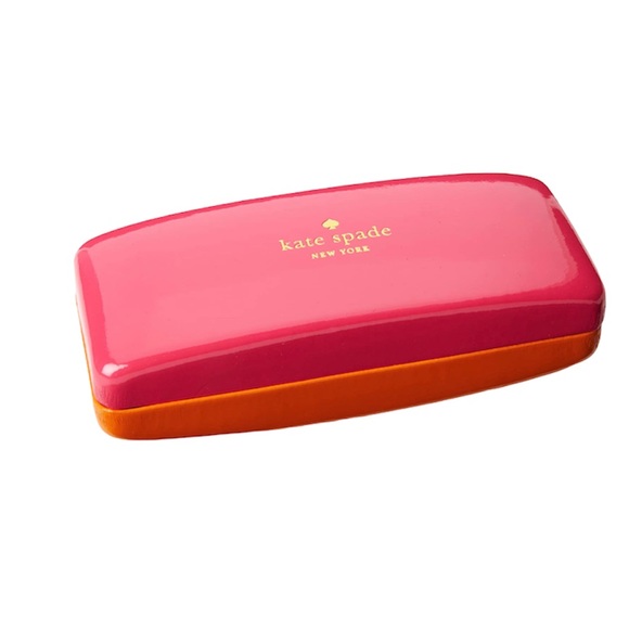 Kate Spade Pink & Orange Eyeglass Case - Picture 2 of 8